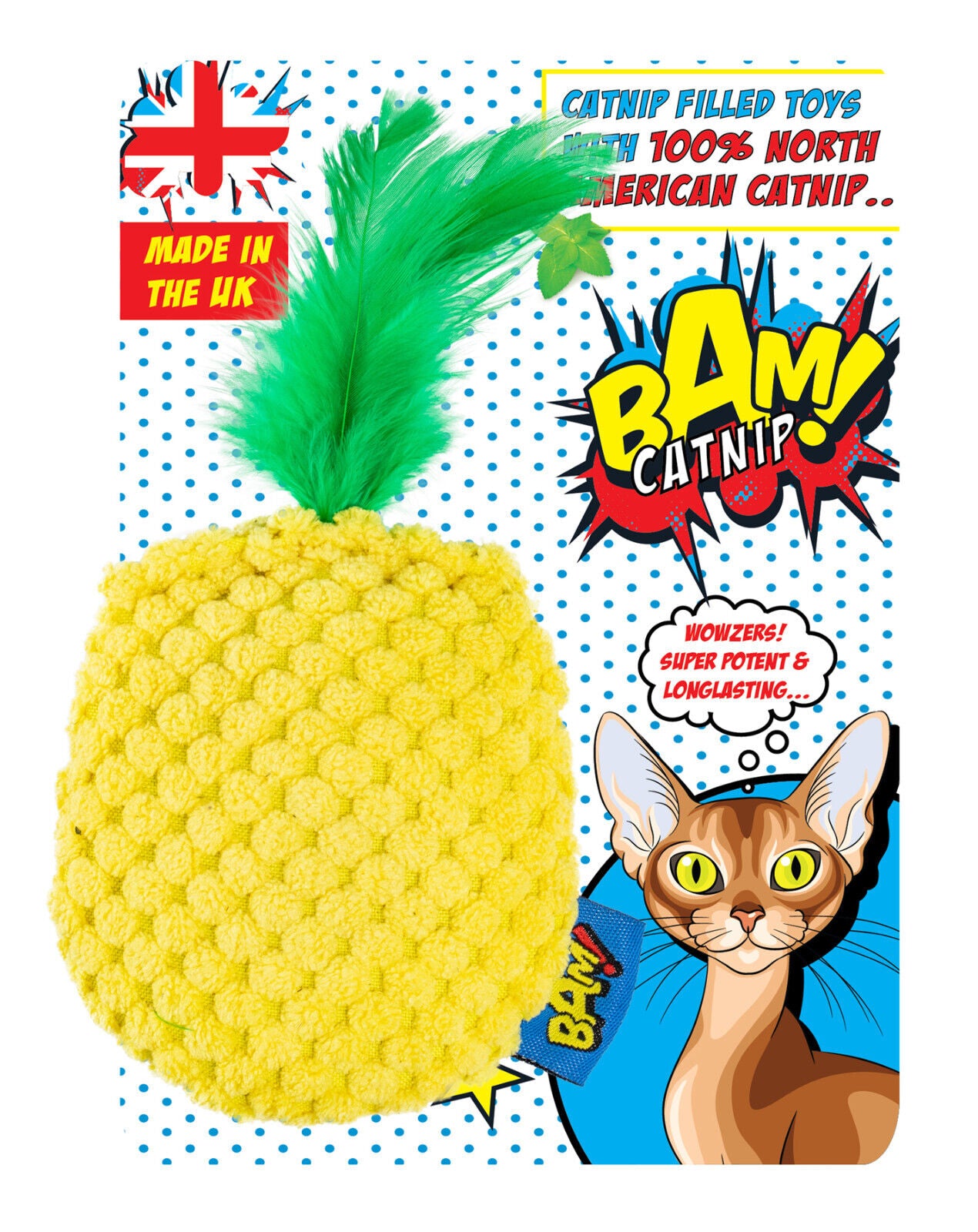 BAM! Catnip Pineapple