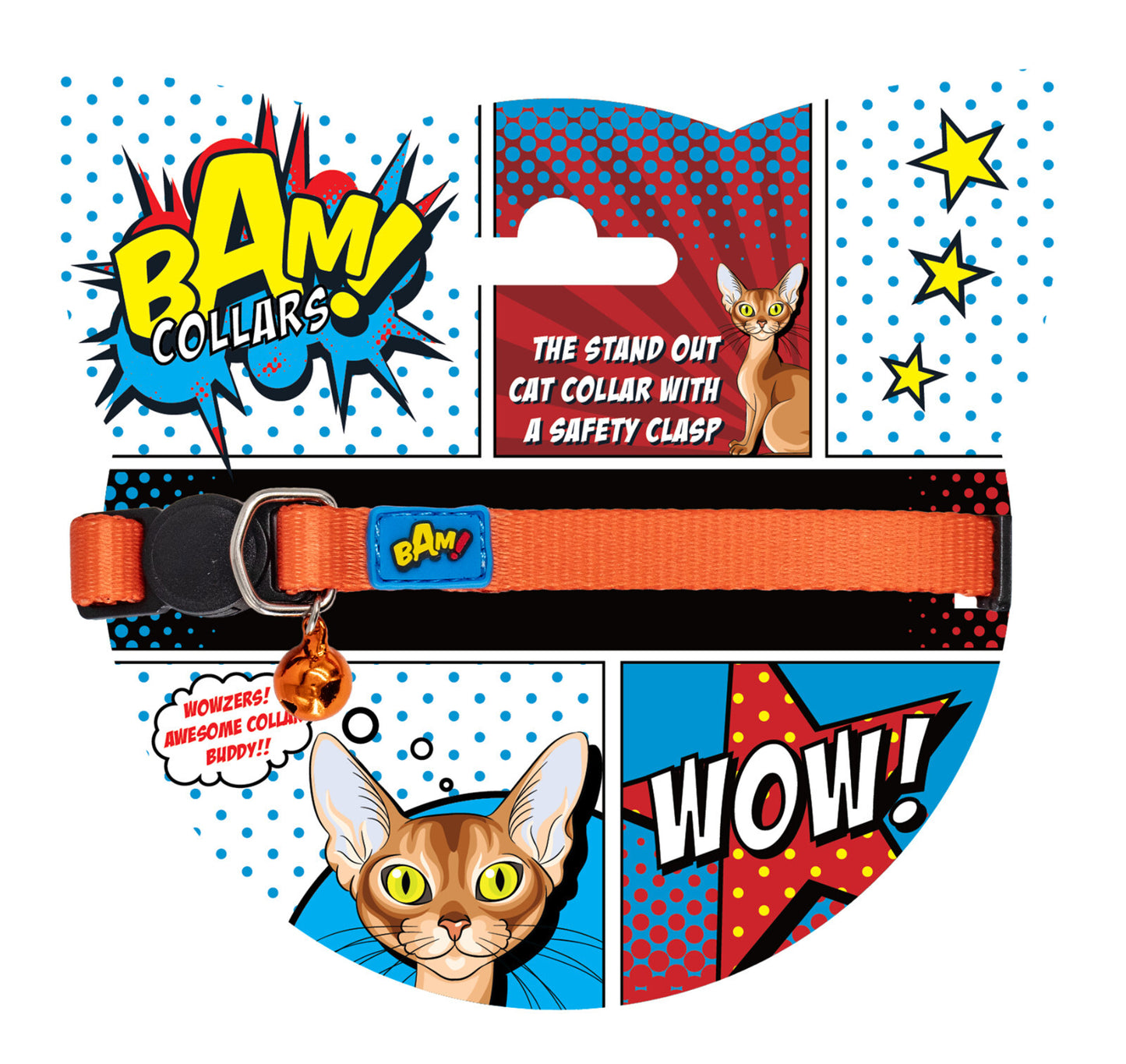 BAM! Papaya Cat Collar
