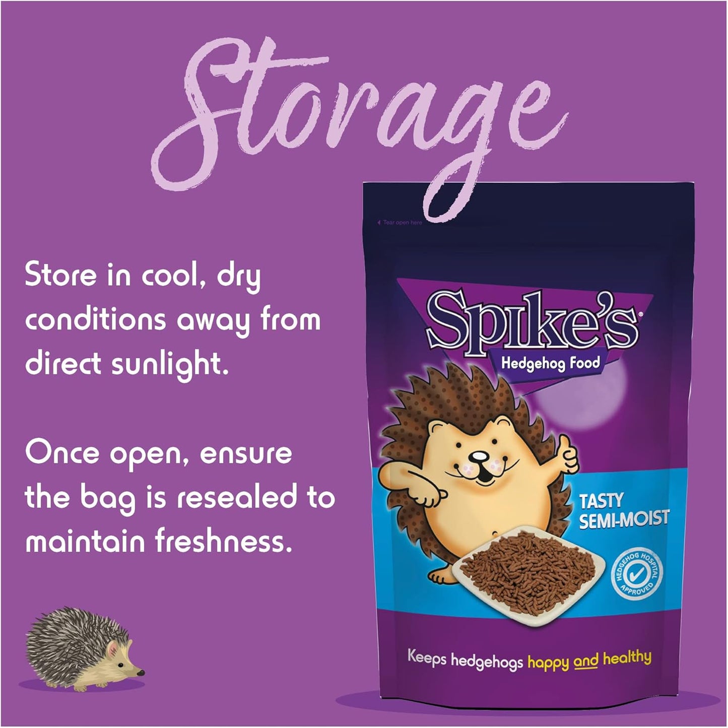 Spikes Semi Moist Hedgehog Food 1.3kg