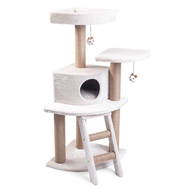 Zoon Deluxe Corner House Cat Zone Play Tower 1.2Mtr