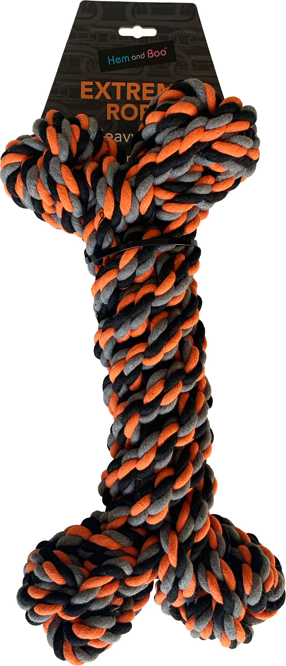 Hem & Boo 40cm Super Heavy Rope Bone Toy