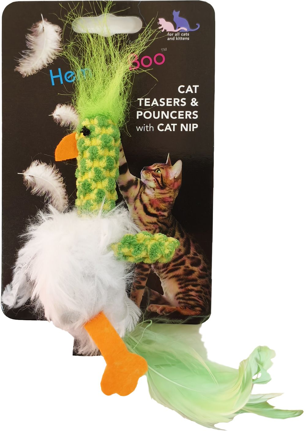 Hem & Boo Feather Plush Bird Cat Toy