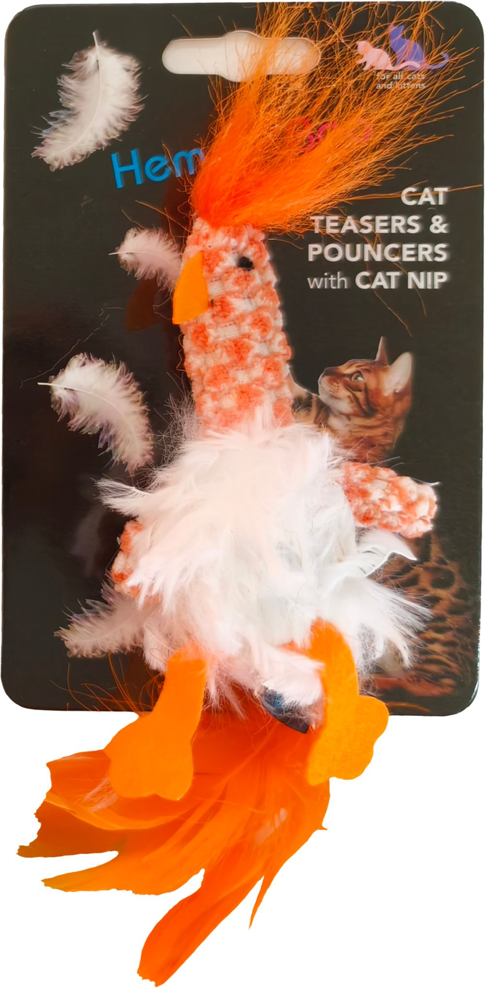 Hem & Boo Feather Plush Bird Cat Toy