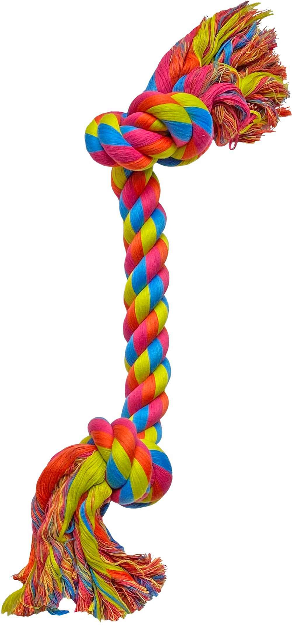 Hem & Boo Super 2 Knots Rope Toy 70cm Bright Assorted Colours