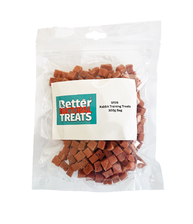 Better Natural Treats Rabbit Training Dog Treats 300g Value Bag