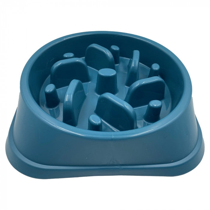 1x Hem & Boo Anti Gulp Slow Feeder Bowl Med/Lge Assorted Colours