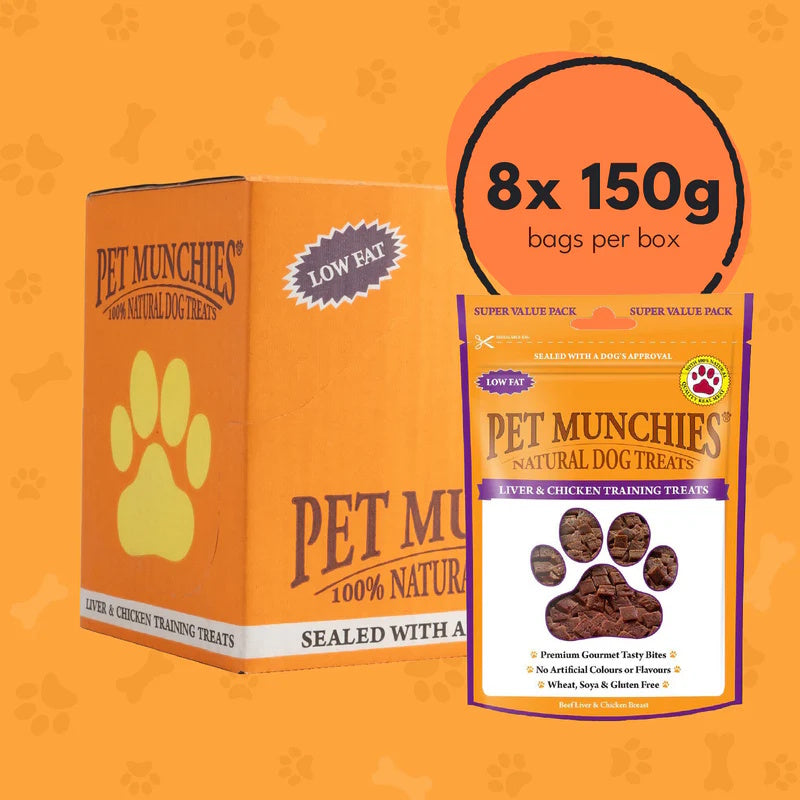 Pet Munchies Liver & Chicken Training Treats 150g