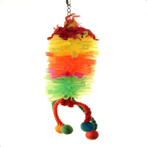Colour Straw Bundle Bird Toy