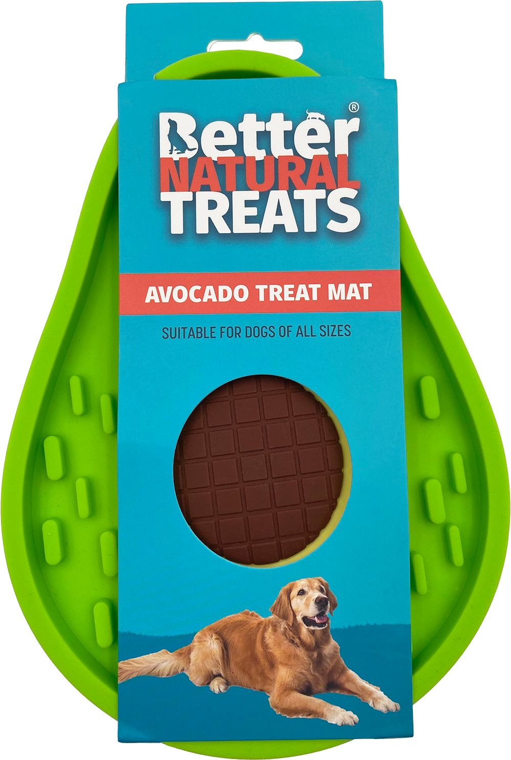 Hem & Boo Avocado Lick Mat With Suction Cups