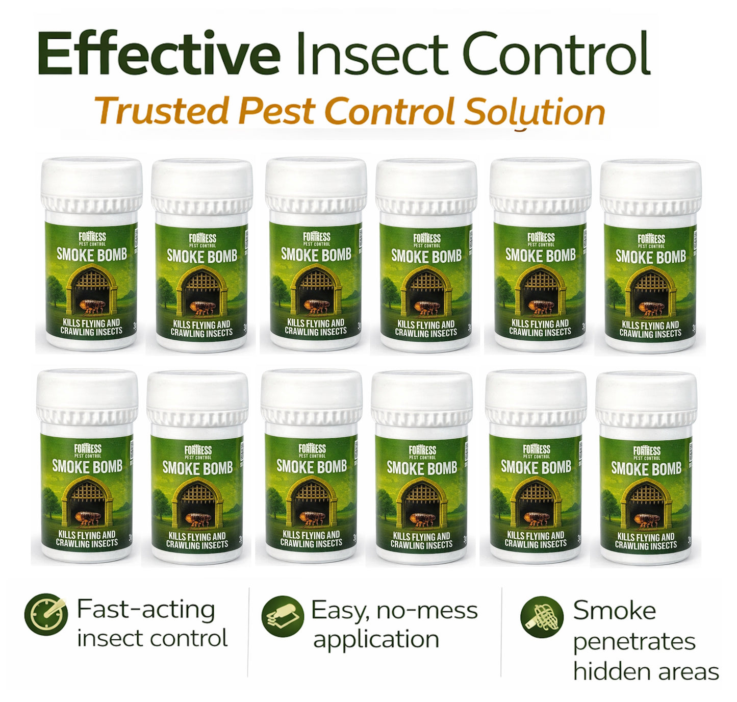 Fortress Pest Control Smoke Bomb 3.5g