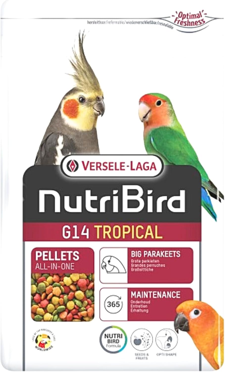 Versele-Laga Nutribird Tropical G14 Big Parakeets 1kg