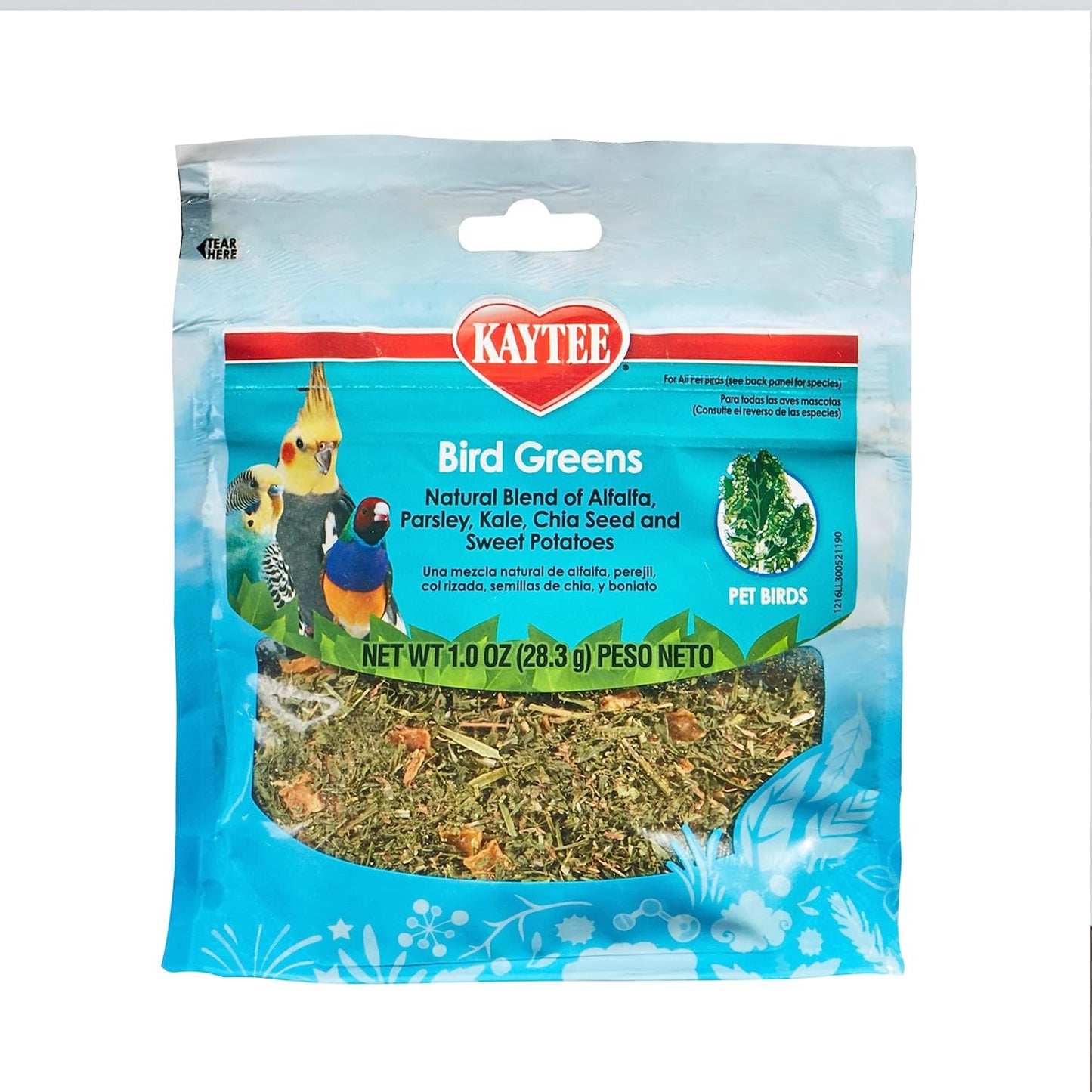Kaytee Bird Greens Foraging Treats 28g