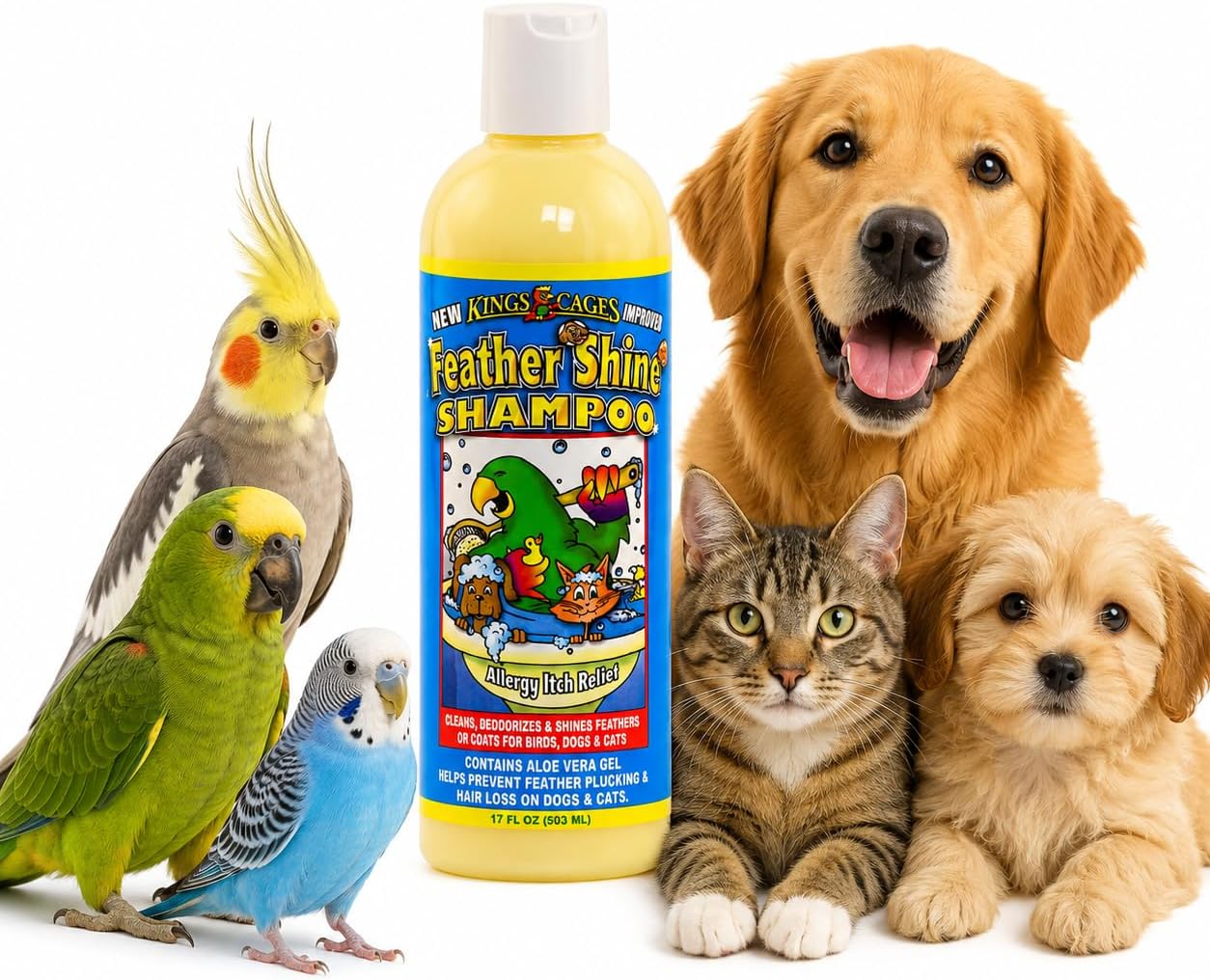 Feather Shine Shampoo 503ml 17oz