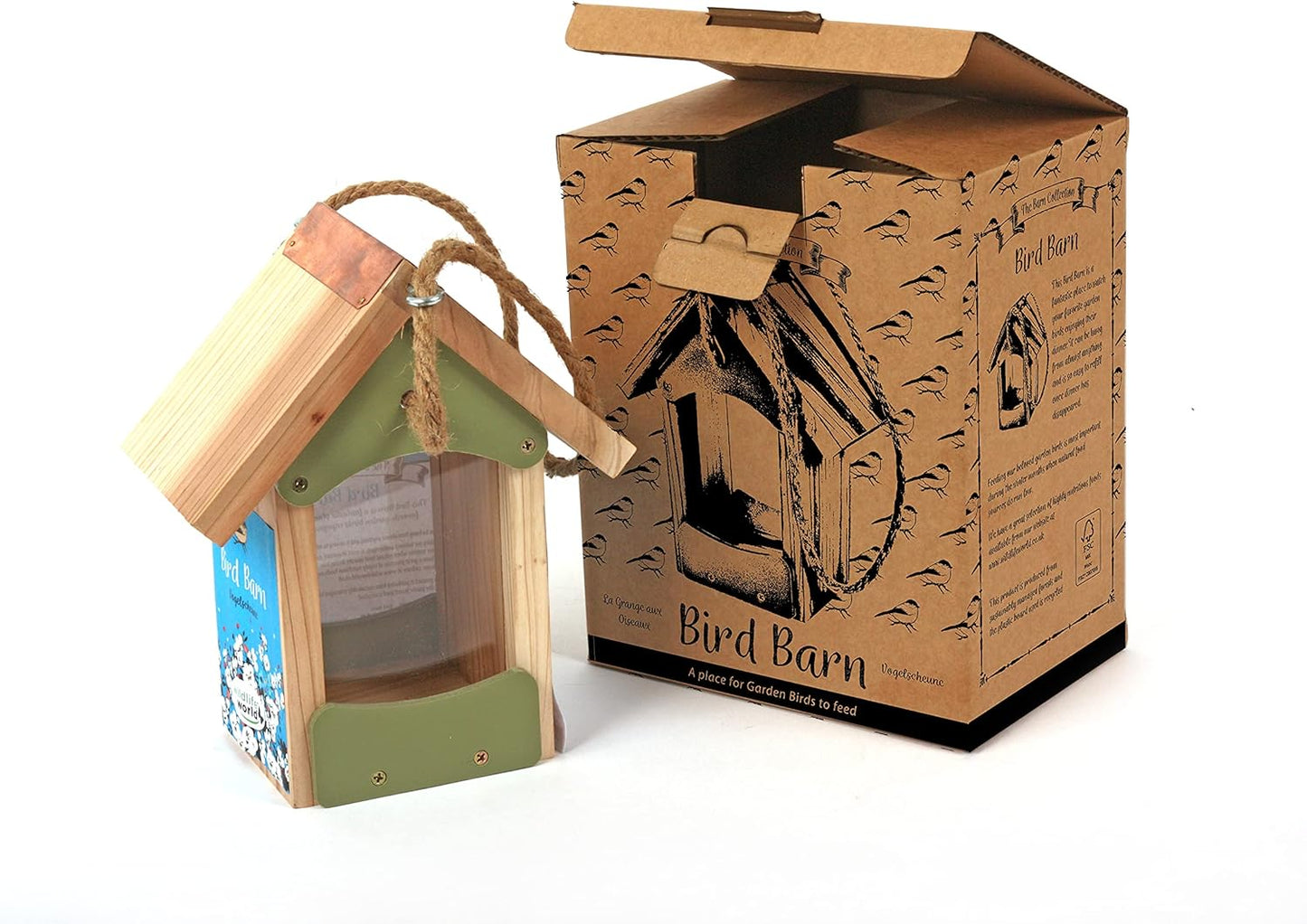 Wildlife World Bird Barn Garden Bird Feeder