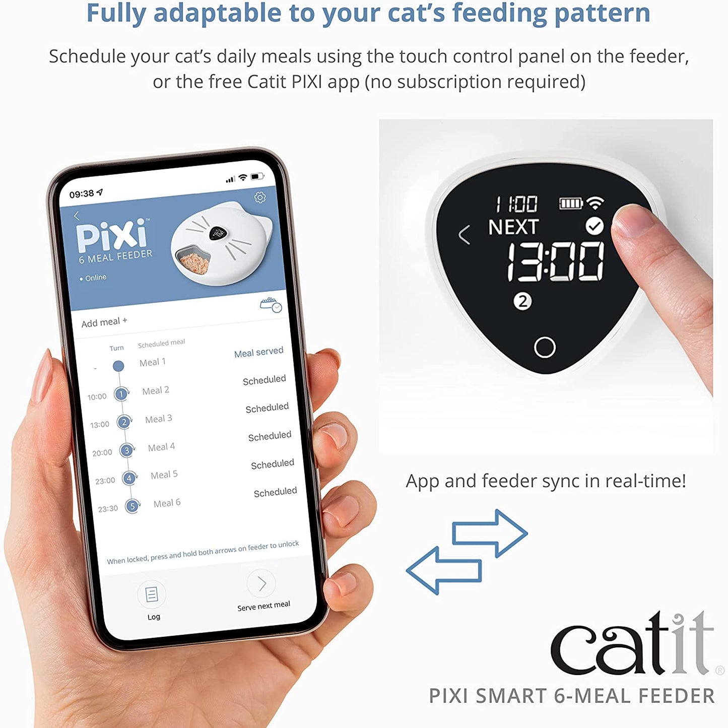 Catit Pixi Smart 6-Meal Feeder