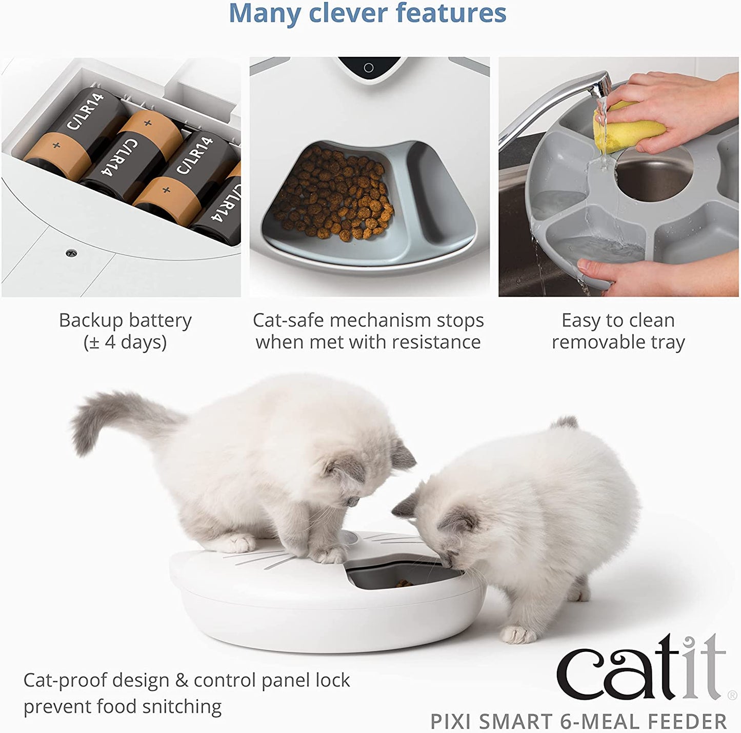 Catit Pixi Smart 6-Meal Feeder