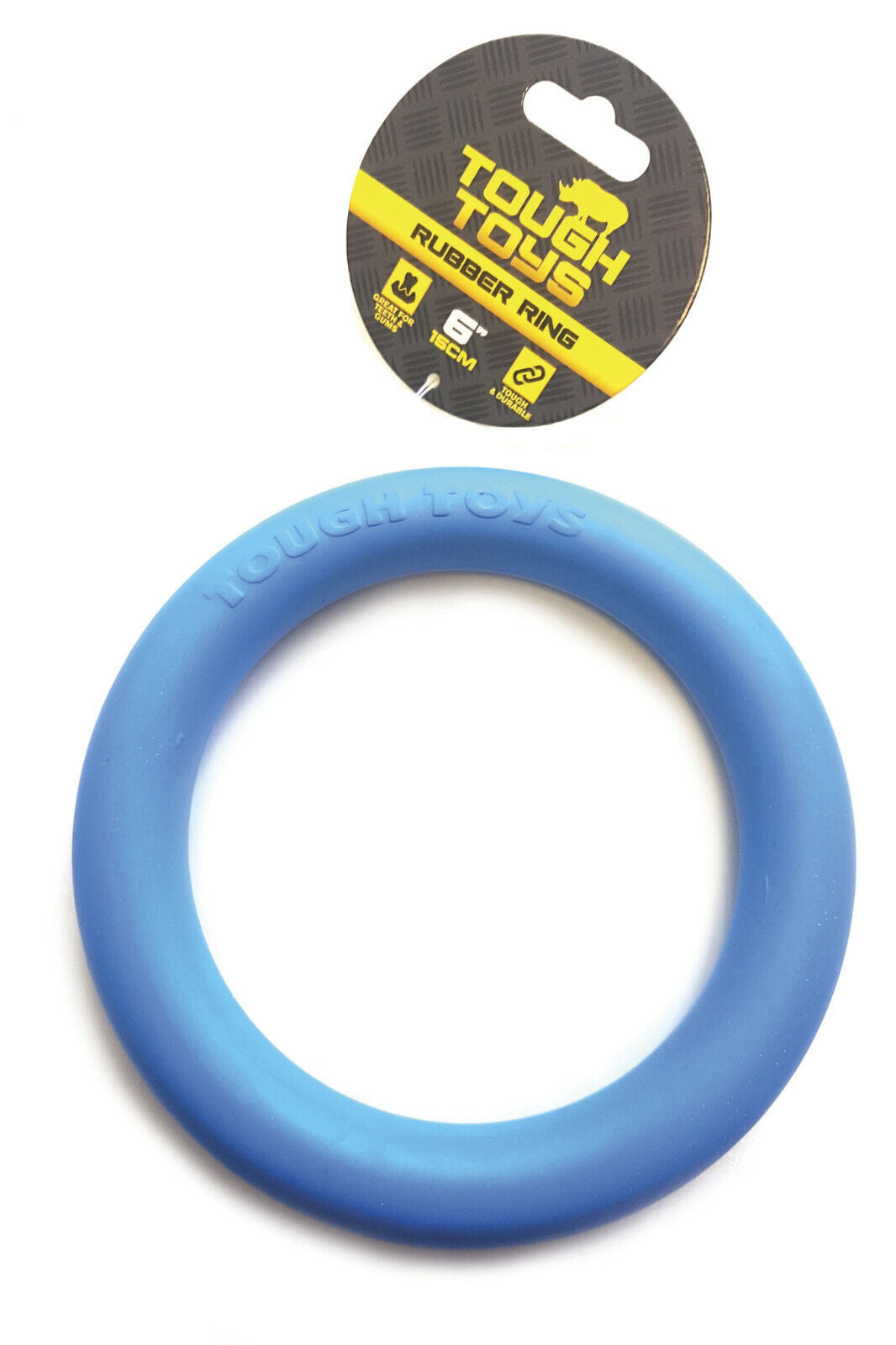 Tough Toys Rubber Ring Large 6"