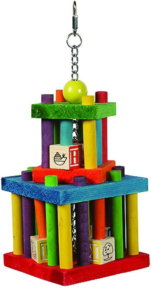 The Bird House Building Block Maze Parrot Toy
