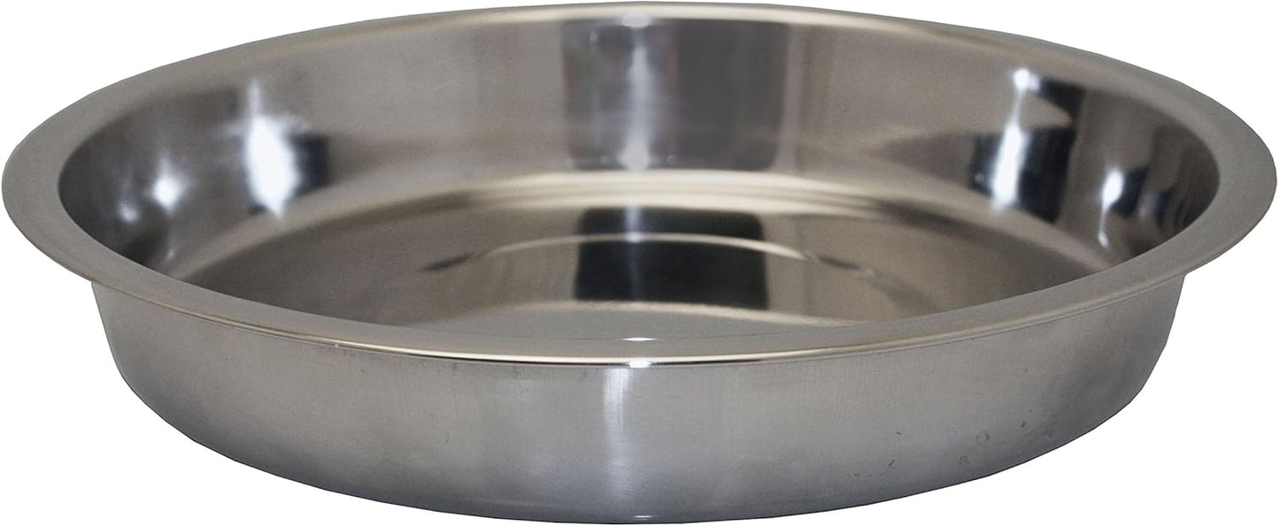 Pet Platter Stainless Steel 8" Shallow Puppy Bowl