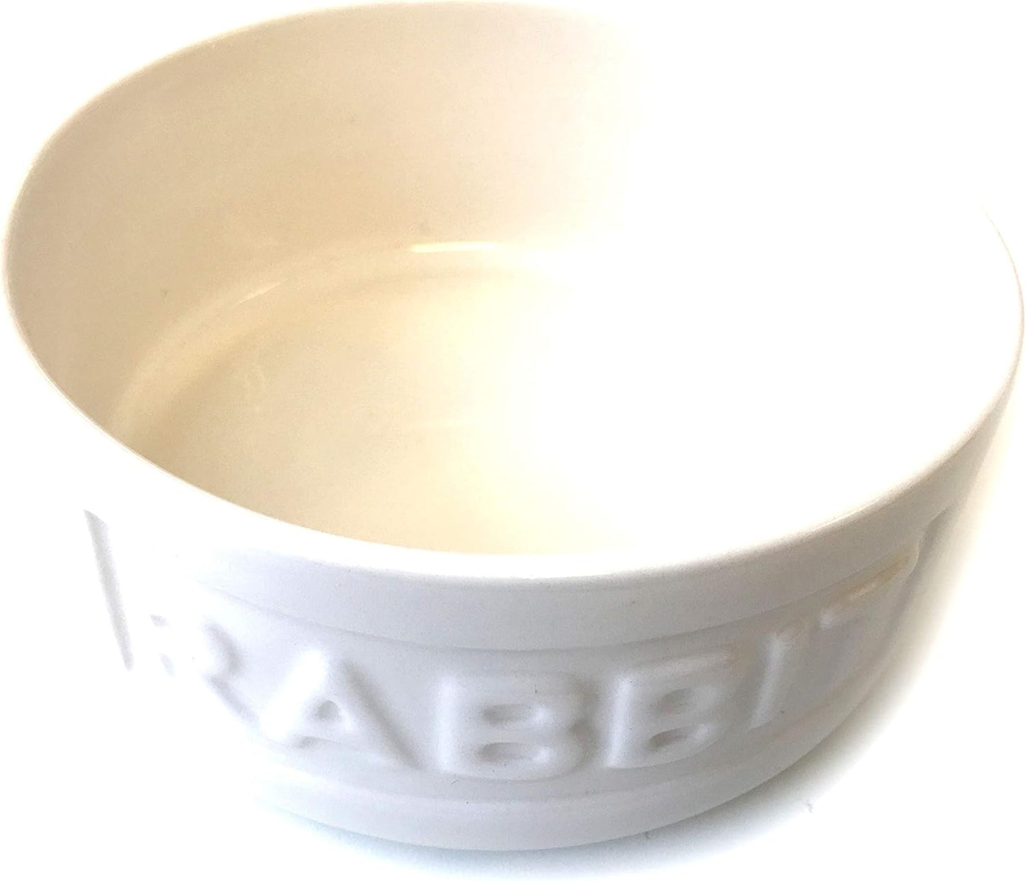 Pet Platter White Rabbit Bowl