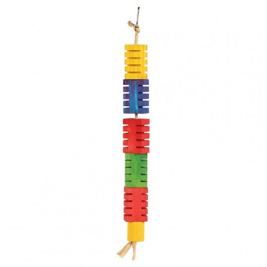 Happypet Groovy Coloured Wooden Blocks Small