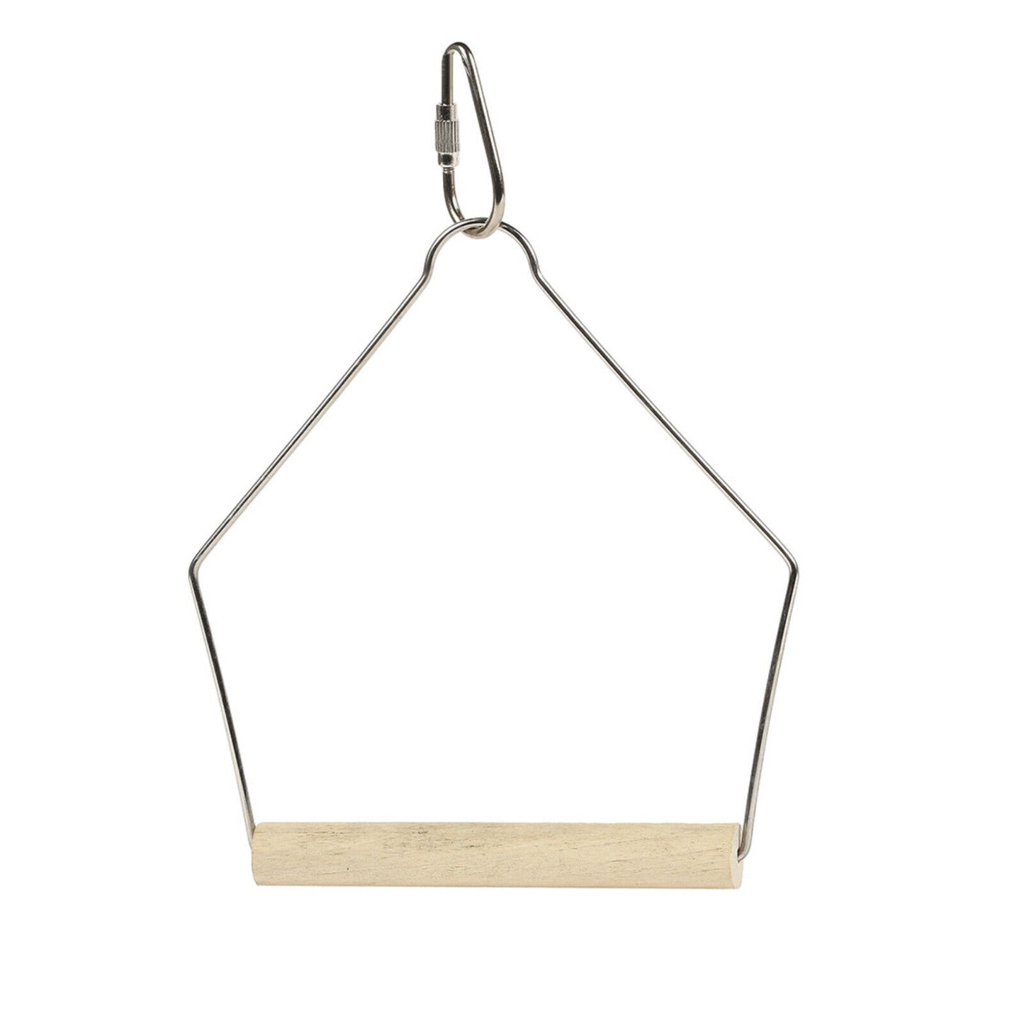 The Bird House Small Wooden Bird Swing
