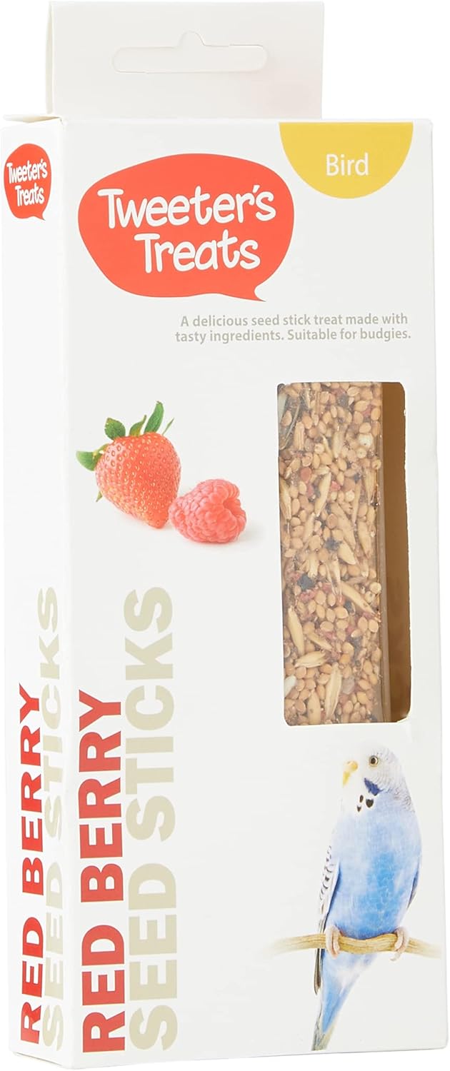 Tweeter's Budgie Seed Treat Sticks Red Berry 2 Sticks 100g