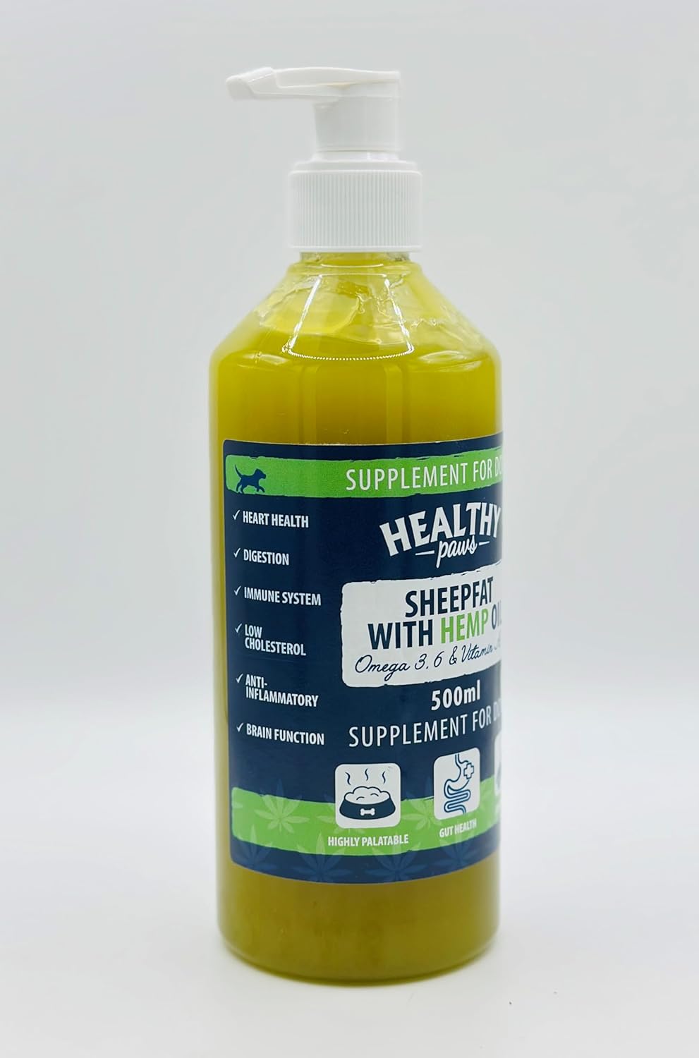 Healthy Paws Sheepfat With Hemp Oil 500ml