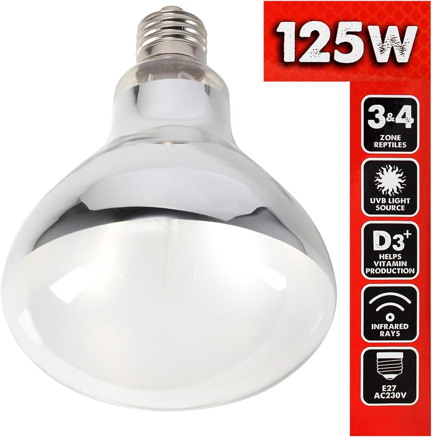 Komodo All In One Solar D3 Uv Basking Bulb 125w