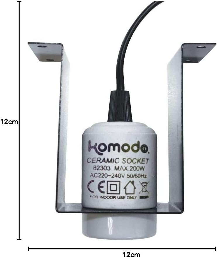Komodo Ceramic Lamp Fitting 200w