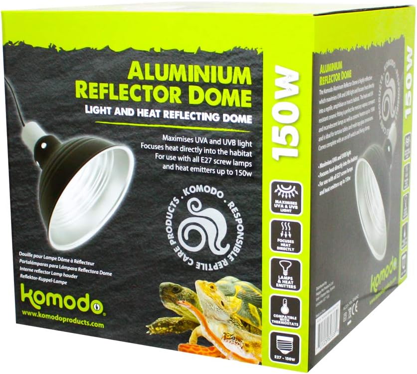 Komodo Aluminium Dome Reflector 21cm 150w
