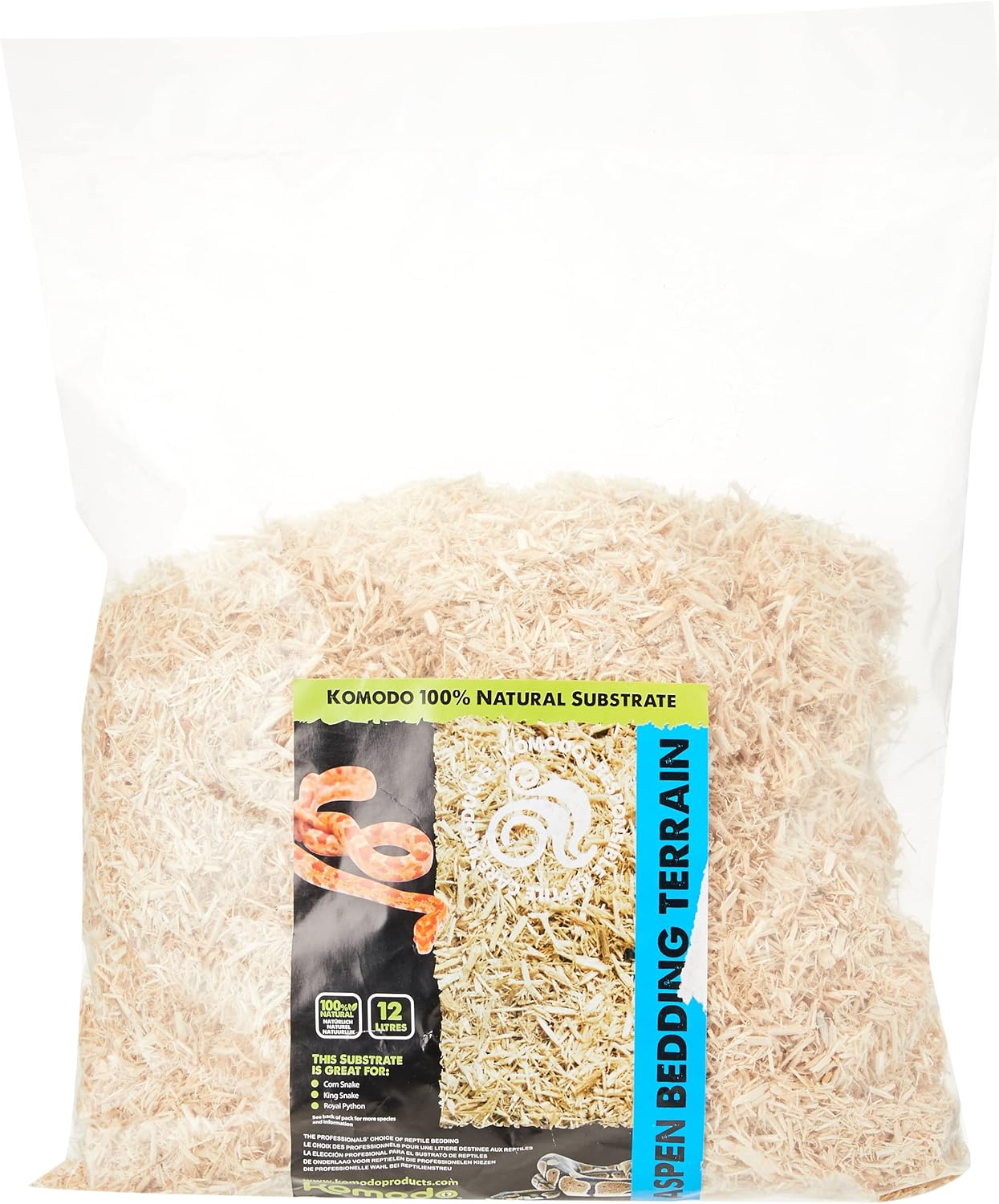 Komodo Aspen Bedding 12ltrs