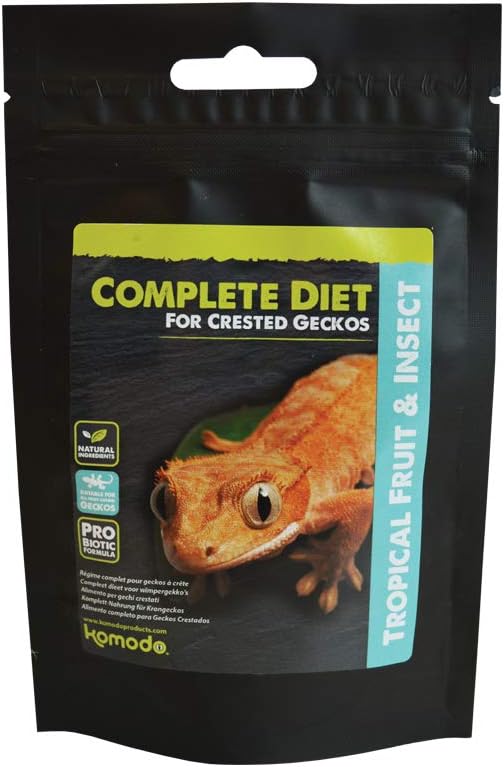 Komodo Crested Gecko Food Sachet Tropical Fruit & Insect 60g