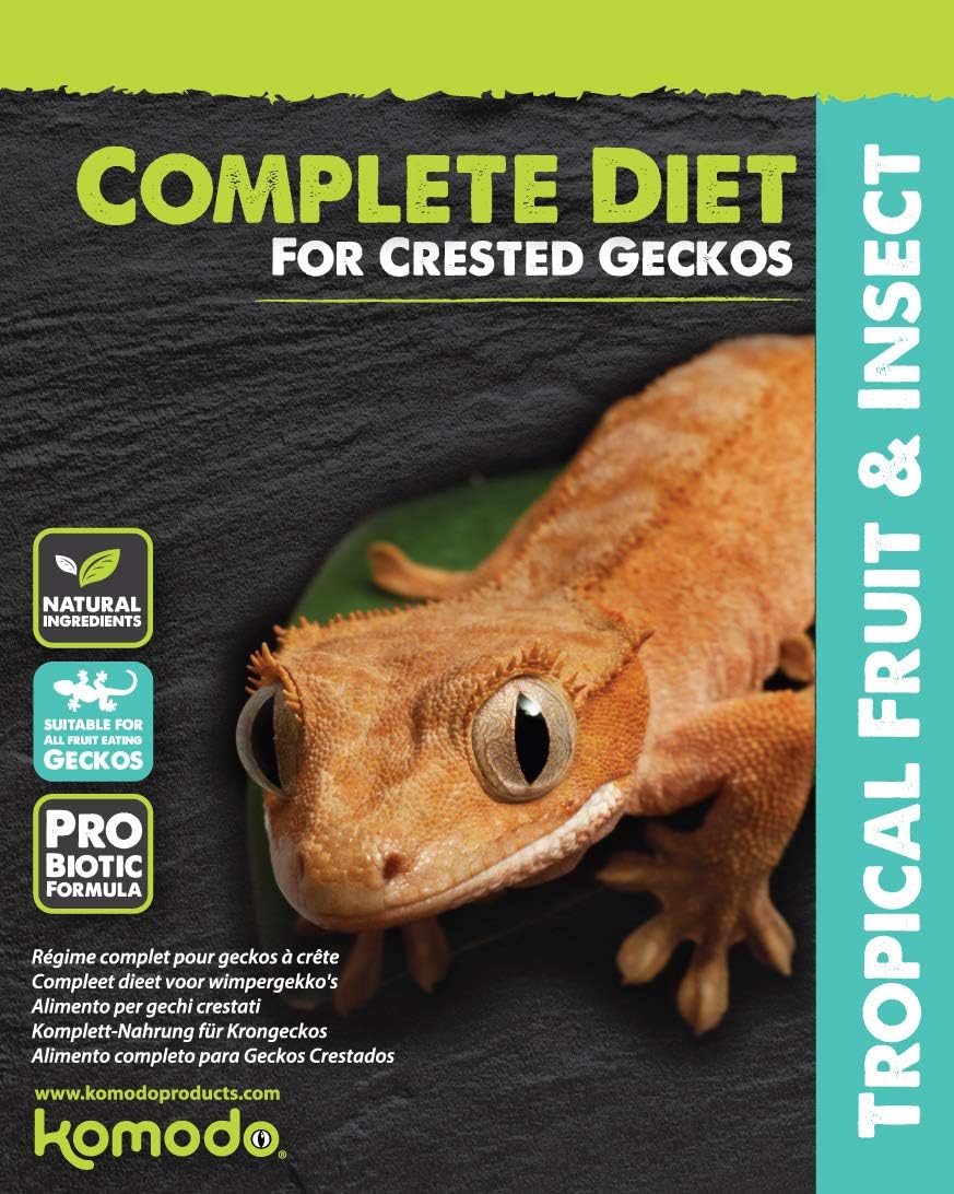 Komodo Crested Gecko Food Sachet Tropical Fruit & Insect 60g