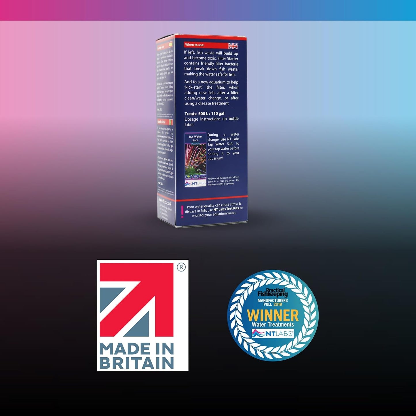 NT Labs Aquarium Filter Start 250ml