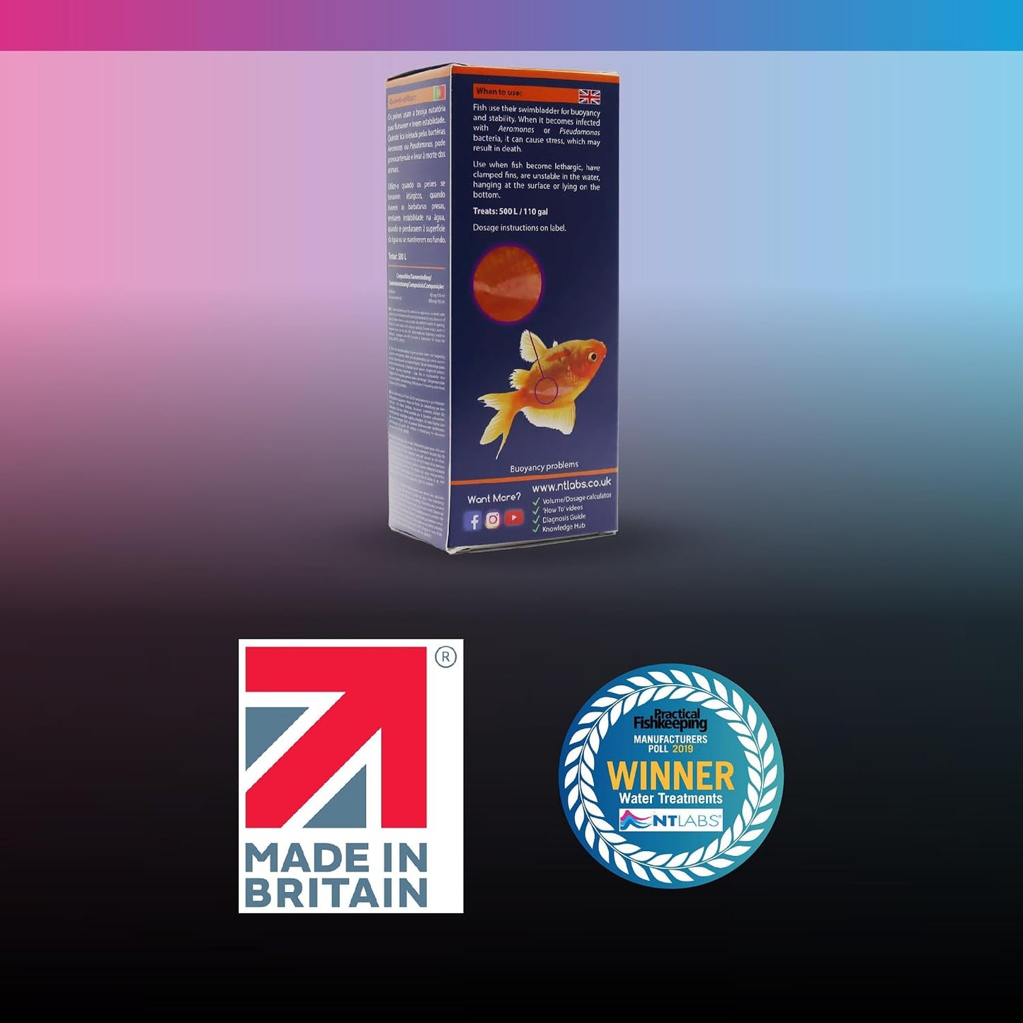 NT Labs Aquarium Swimbladder Treatment 250ml