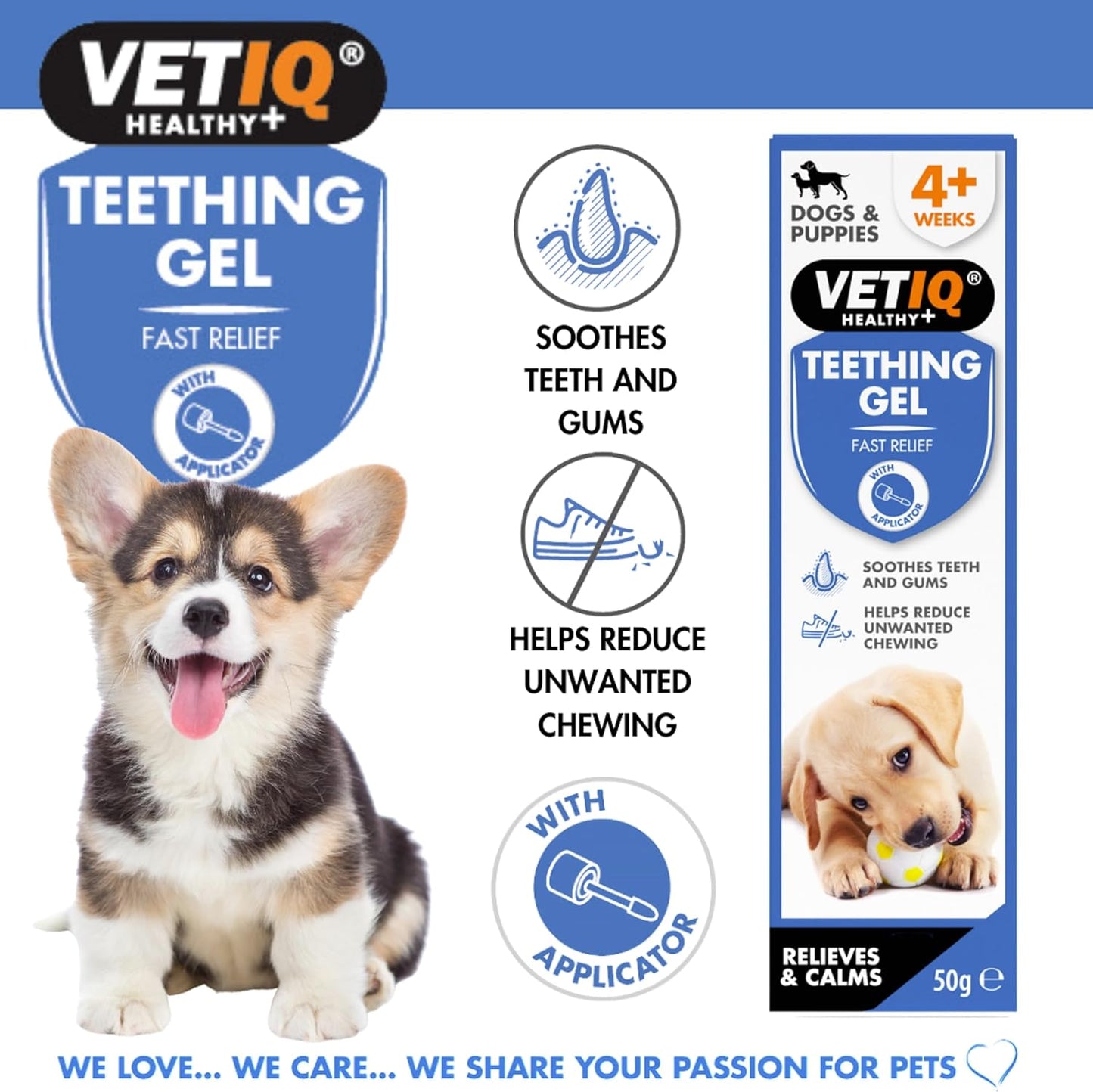 VetIQ Teething Gel 50g