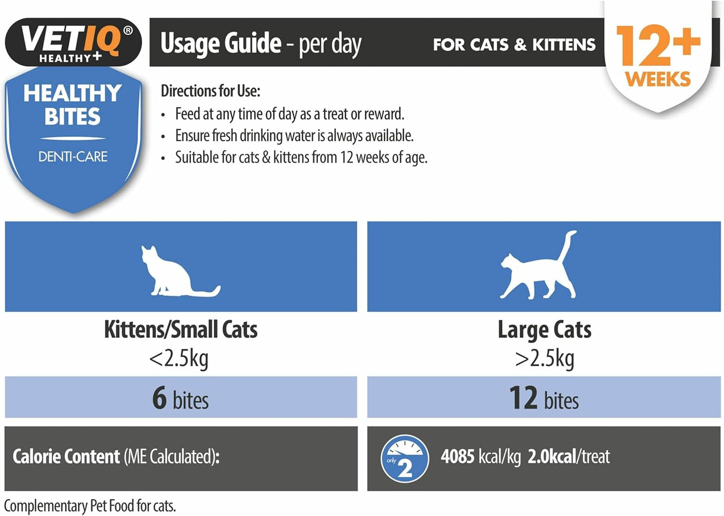 VetIQ Healthy Bites Breath & Dental For Cats & Kittens 65g