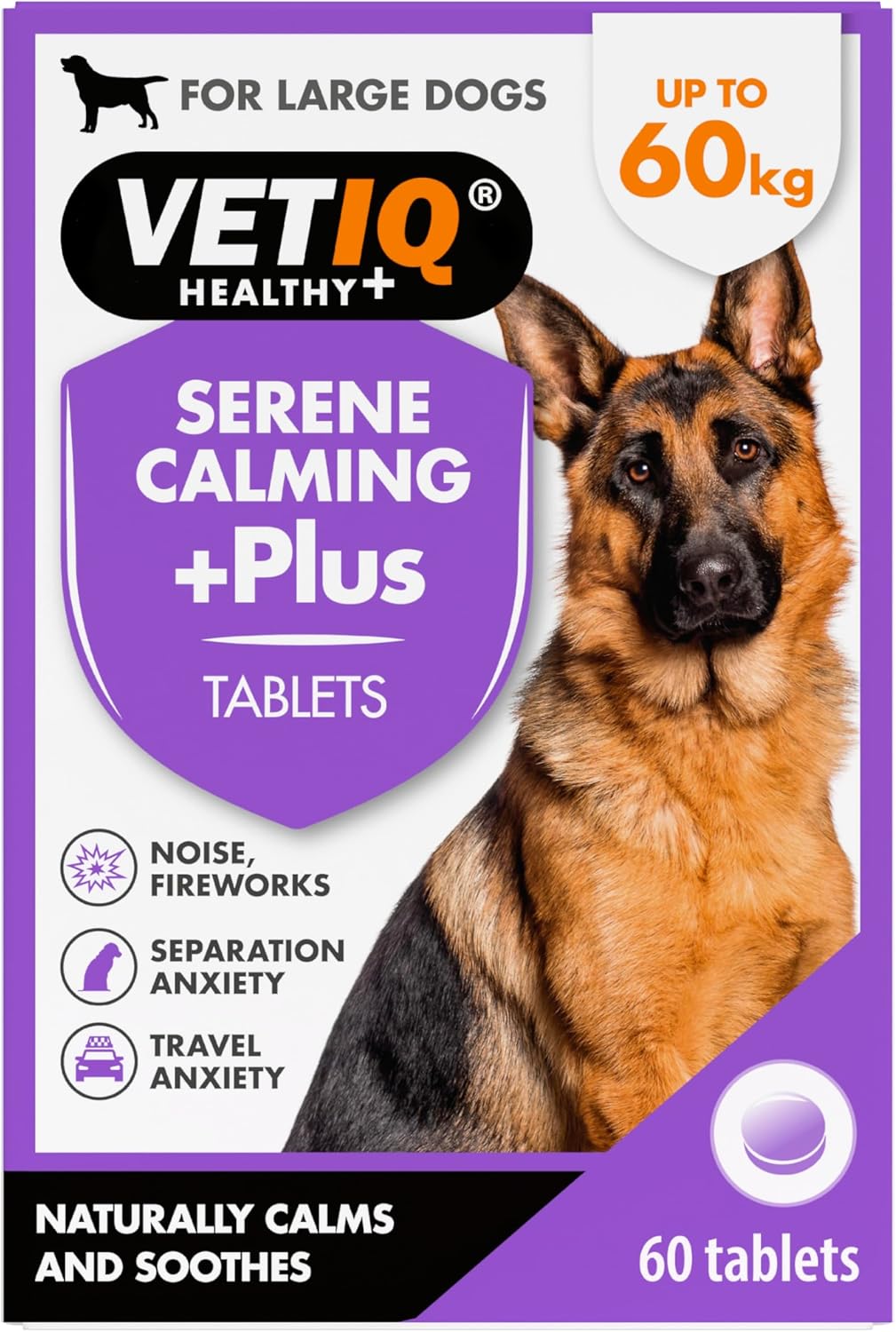VetIQ Serene-Um Xtra Calming Tablets 60 Tablets 20-60kg
