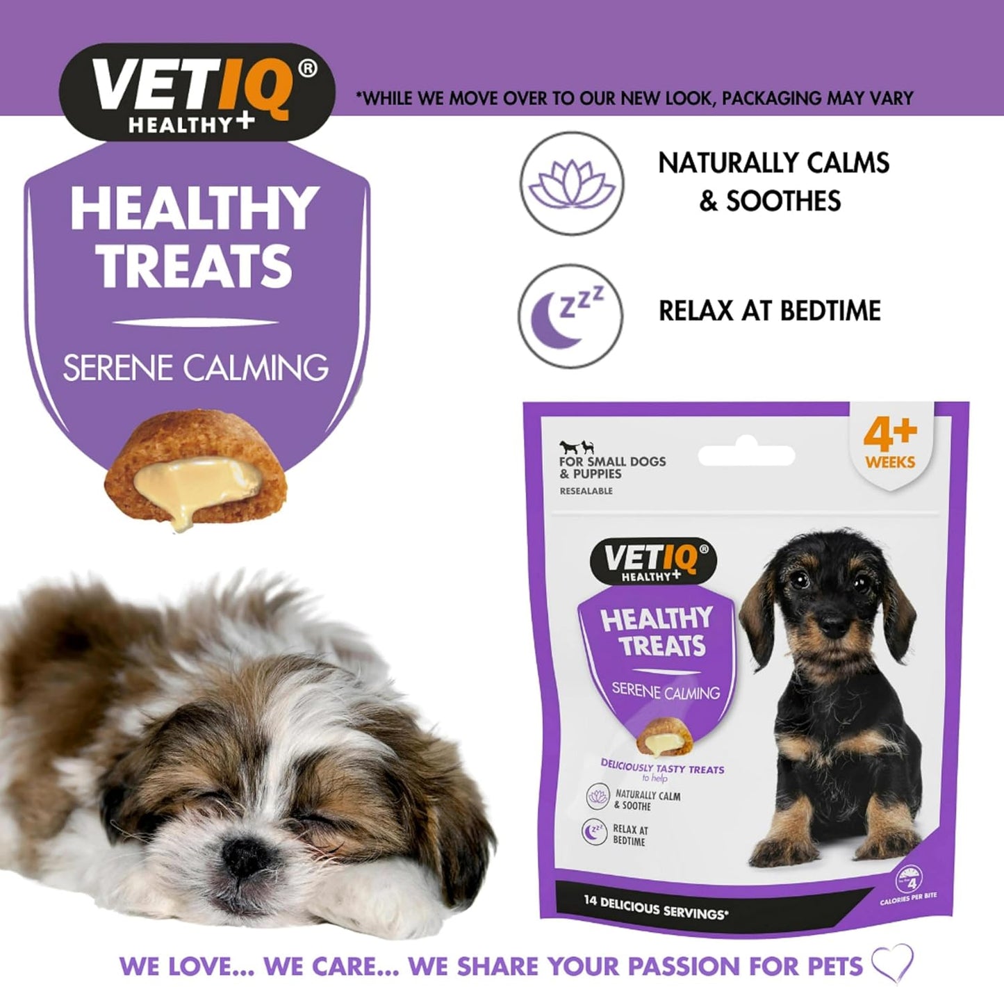 VetIQ Healthy Calming Treats For Dogs & Puppies 50g