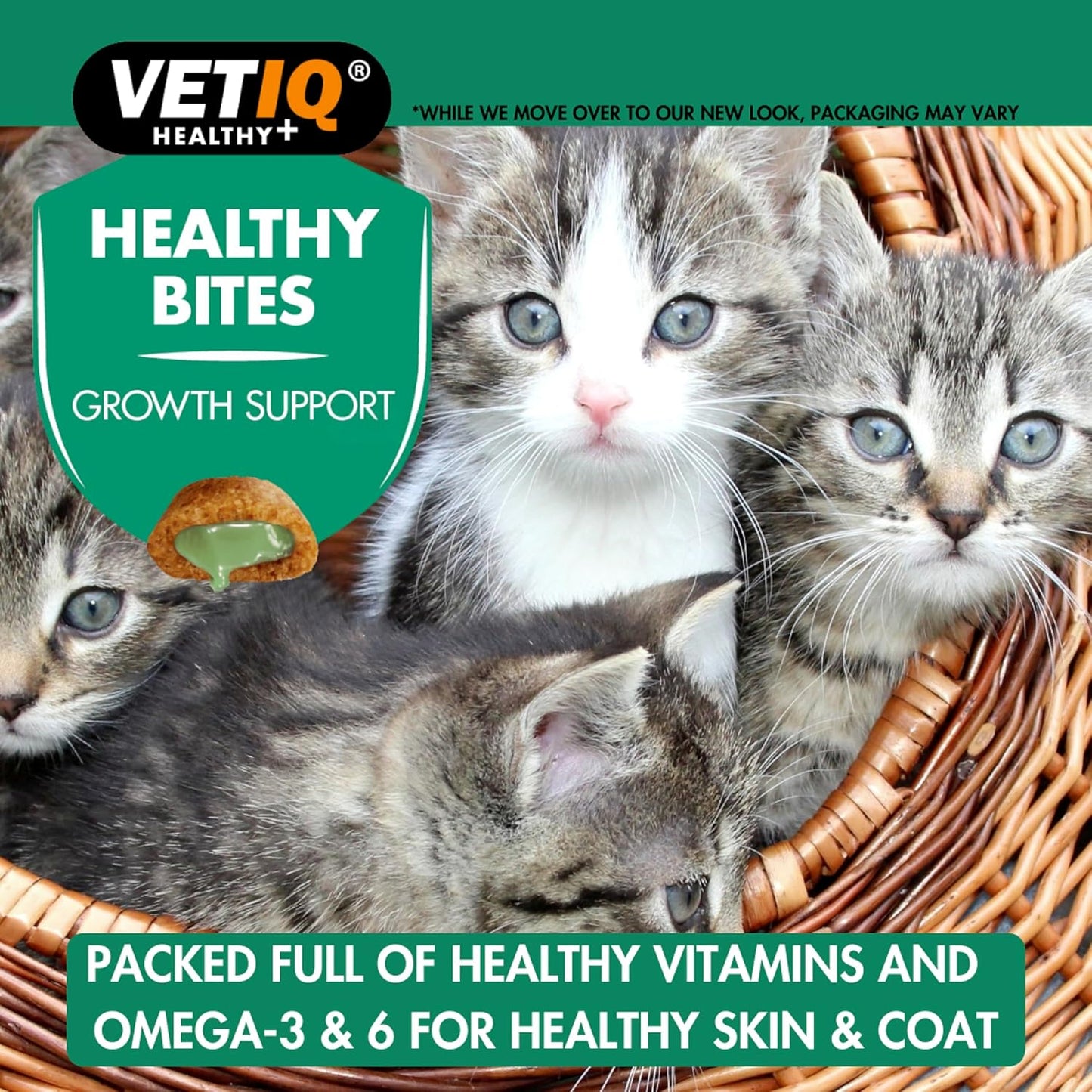 VetIQ Healthy Bites Growth Support Kitten Treats 65g