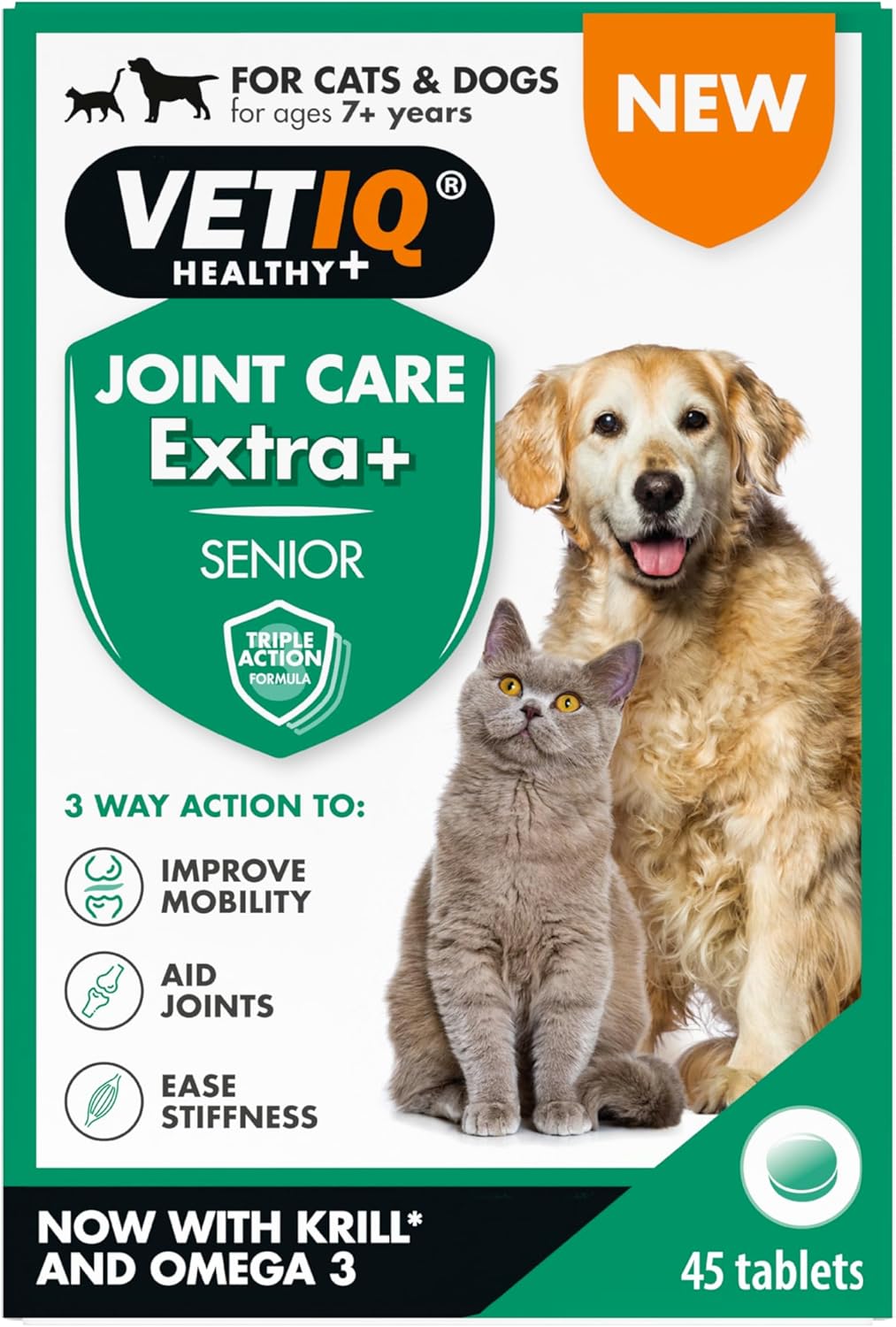 VetIQ Joint Care Extra+ Senior 45 Tablets