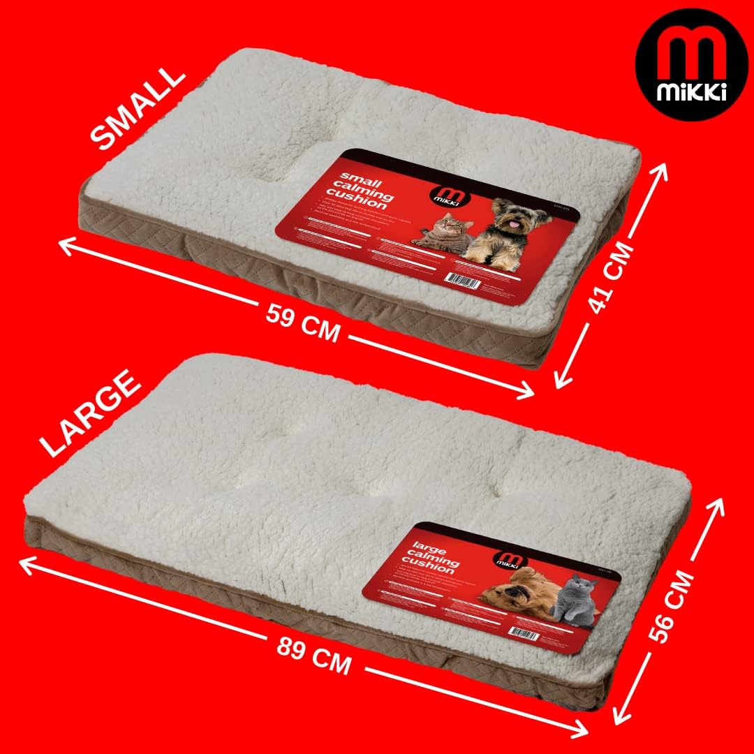 Mikki Calming Cushion Bed Brown Small