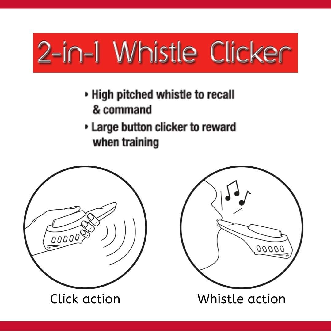 Mikki 2 In 1 Whistle Clicker