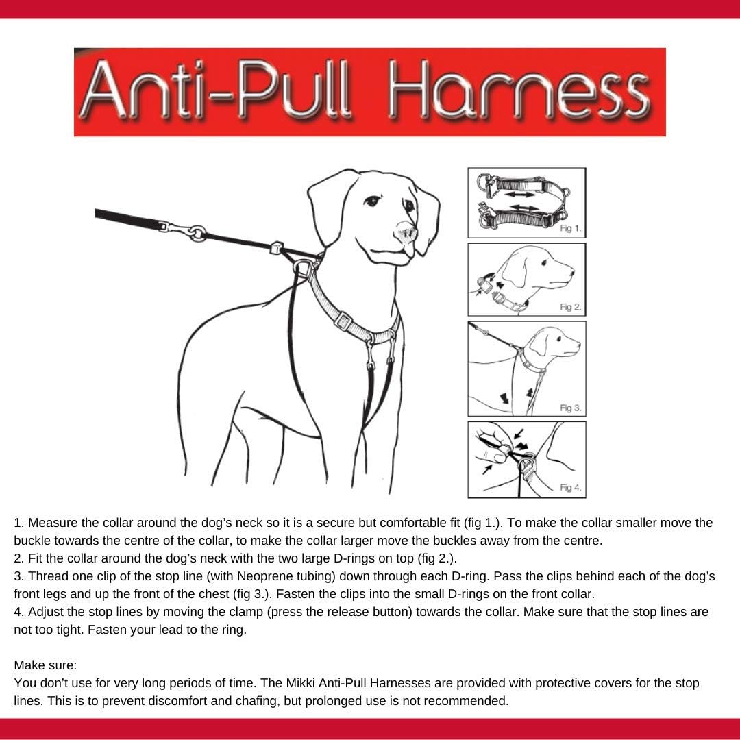 Mikki Anti Pull Harness Large
