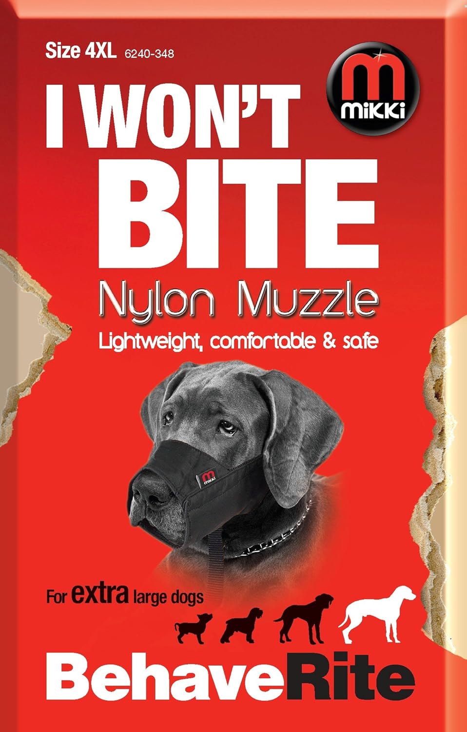 Mikki Nylon Muzzle Size 4XL