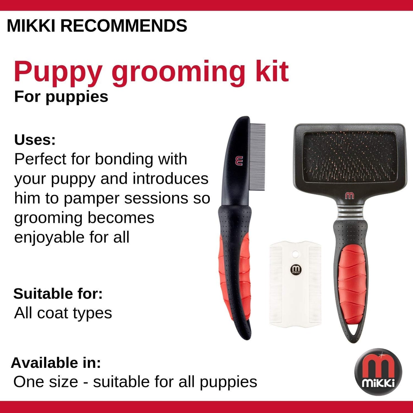 Mikki Puppy Grooming Kit