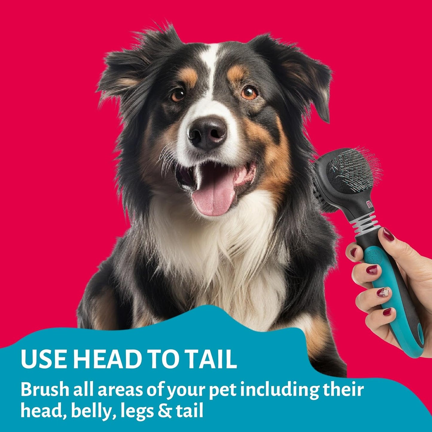 Mikki Dual Brush Slicker Small