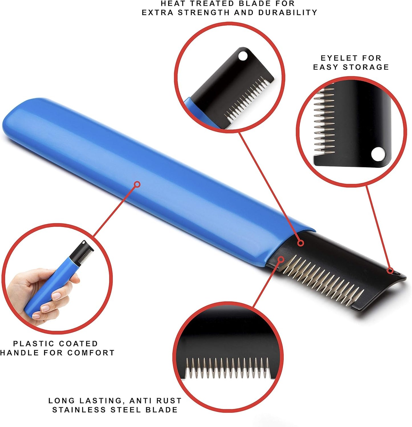 Mikki Neat & Tidy Stripping Knife For Coarse Coats