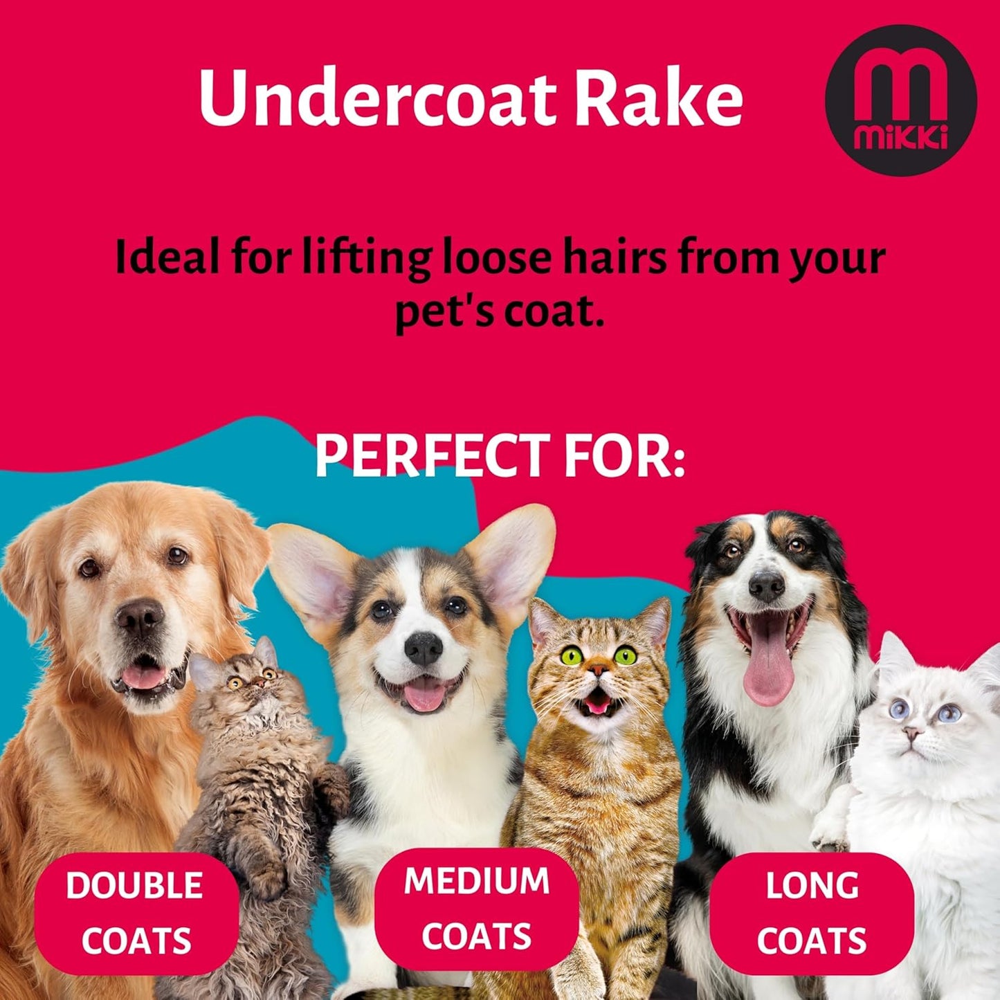 Mikki Undercoat Rake Medium Coats